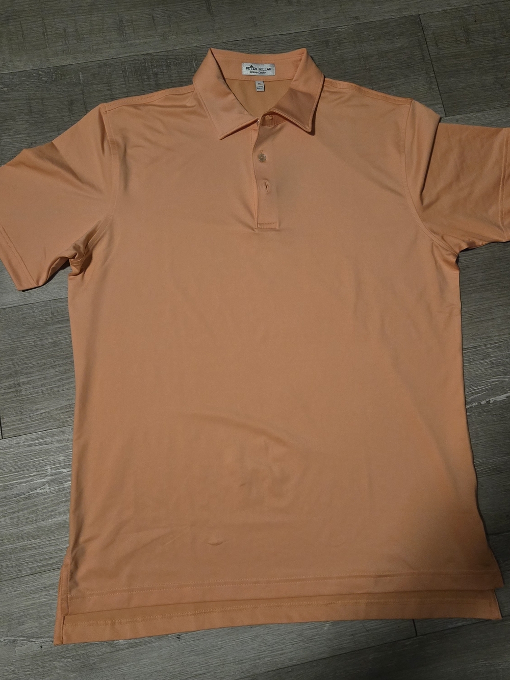 Peter Millar Peach-Orange Performance Polo